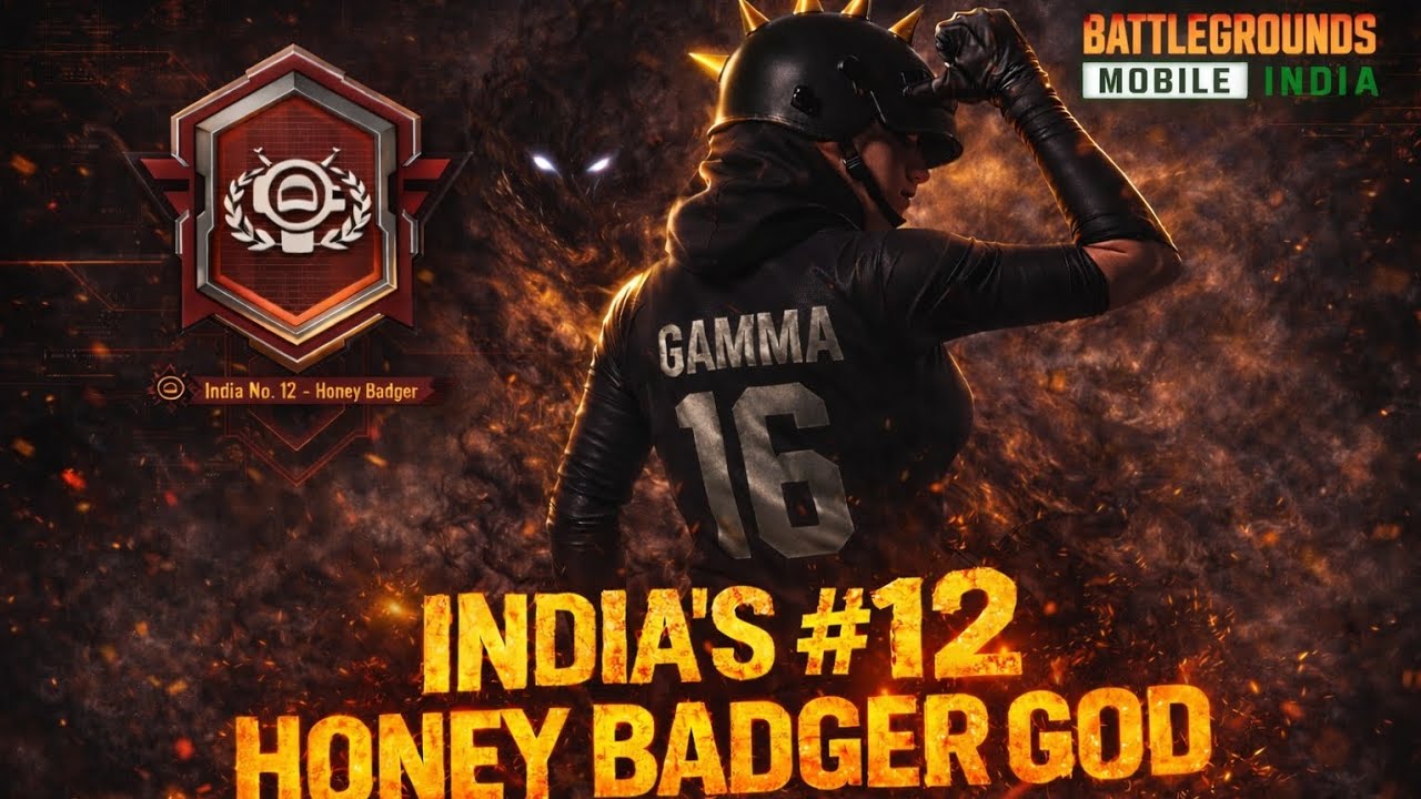 🔥BGMI Close Range Domination | India's #12 Honey BadgerGameplay 📈🔥