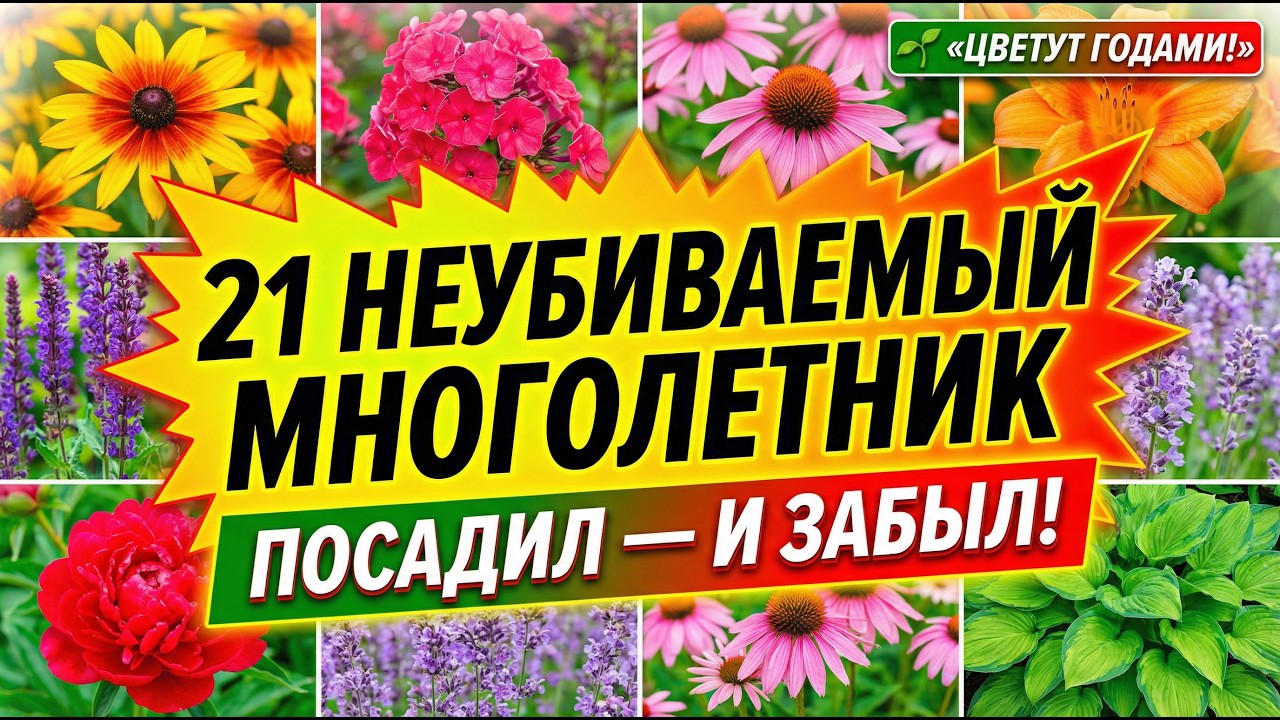 21 многолетний цветок, который легко вырастить в любом саду, минимум ухода - максисмум красоты!