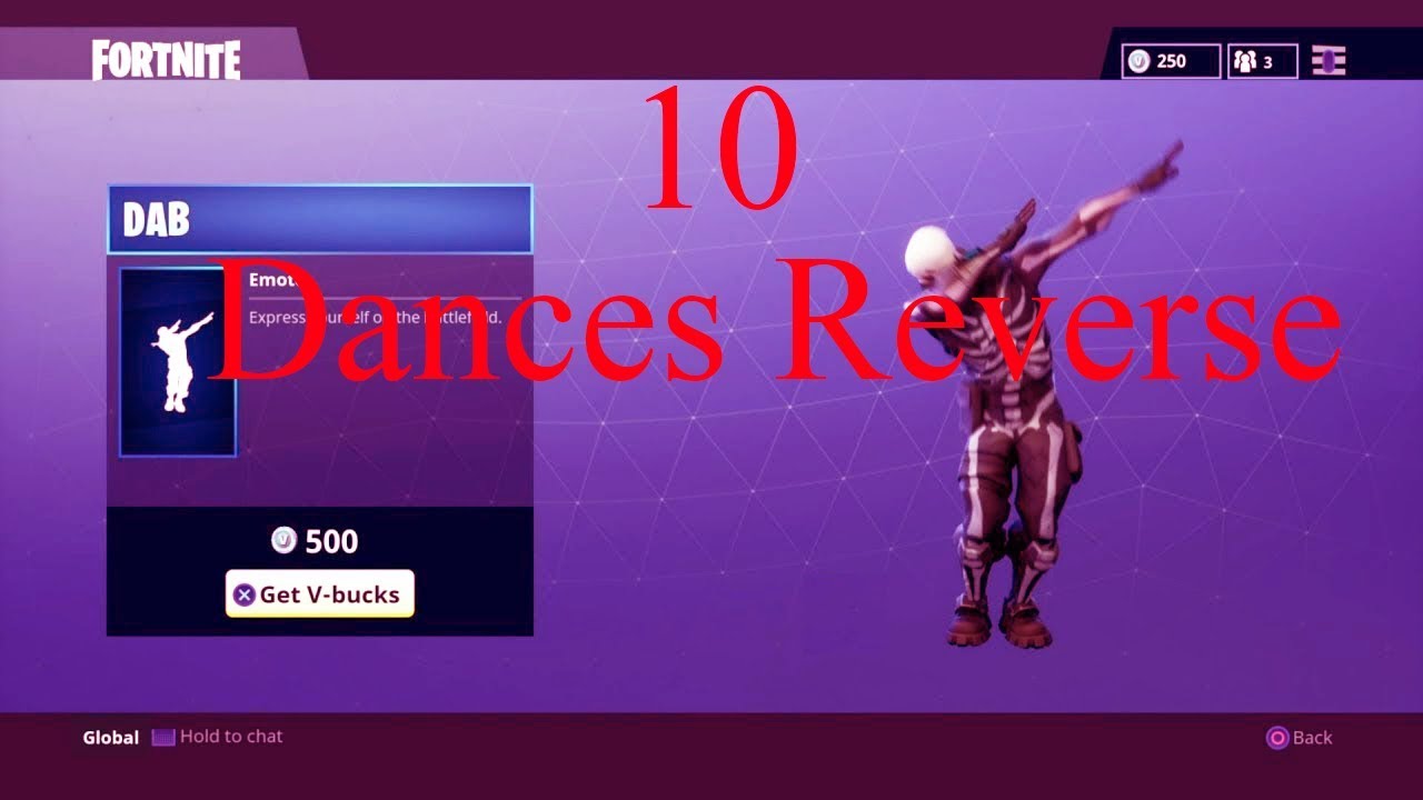 10 fortnite dances reverse!