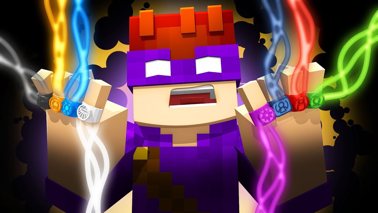 QUAL PODER DE TODOS OS ANEIS DO LANTERNAS no MINECRAFT!! (Lanterna Verde)