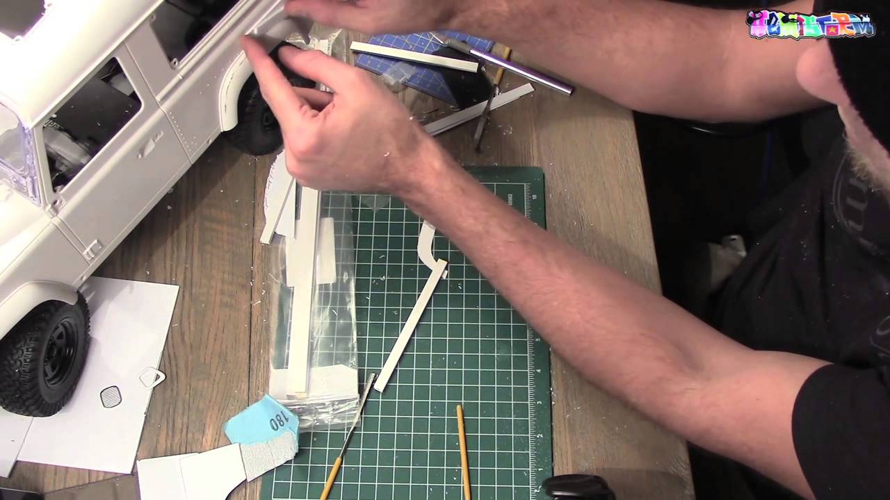 Kahn Defender - RC4WD Gelande 2 custom build - Styrene Basics 2