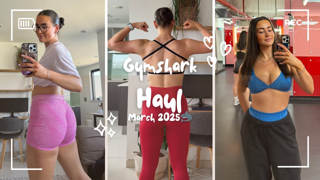 GYMSHARK MARCH 2025 LAUNCH🔥NEW Adapt Animal + Whitney Simmons Try-On Haul | Discount: ANON10! 🦈