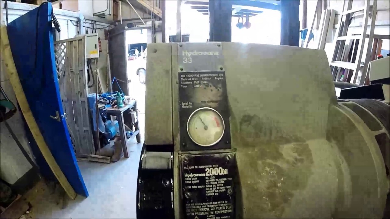 hydrovane compressor on large tank .quick pressure build up!