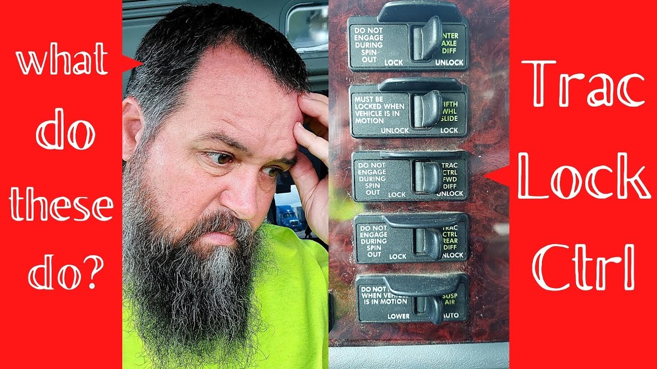 What, How, and When to use the Traction Control Switches in a Semi.