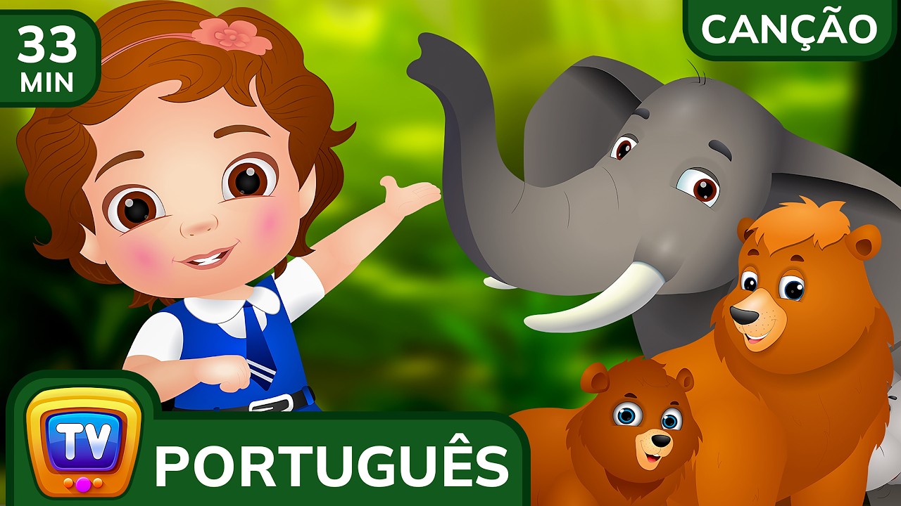 Vamos Todos À Floresta (Let's Go to the Forest) | Canções infantis em português | ChuChu TV Coleção