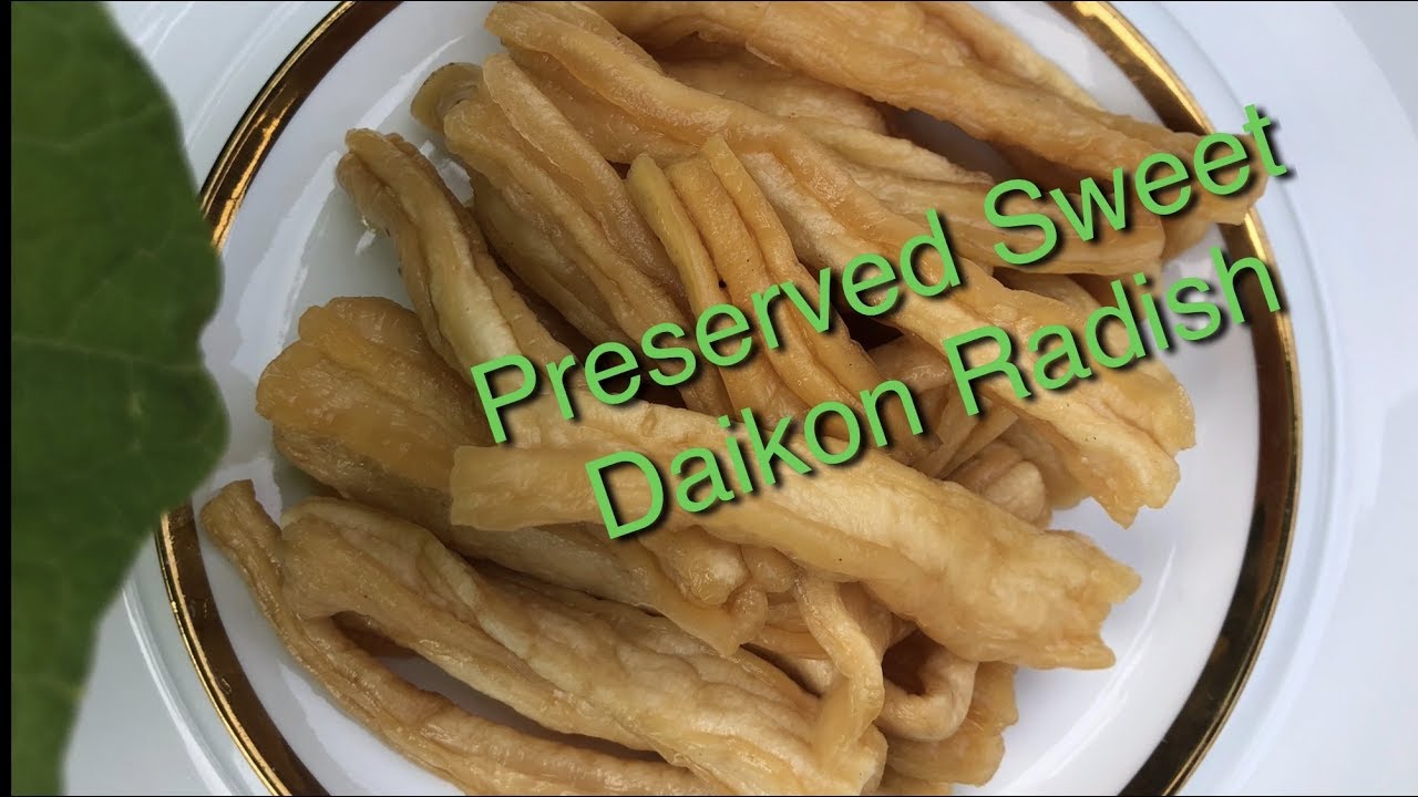 Khmer Food-  Preserved Sweet Daikon Radish