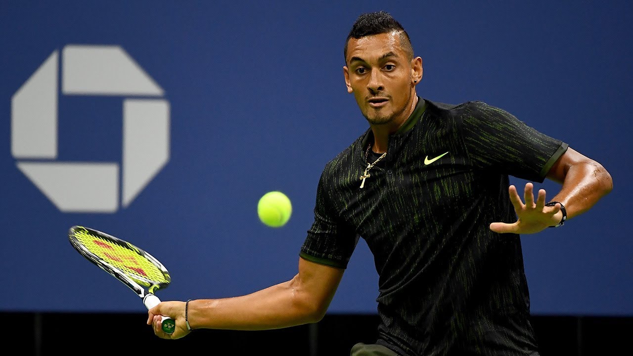 Epic Nick Kyrgios Dropshot vs. Illya Marchenko at the 2016 US Open Tennis