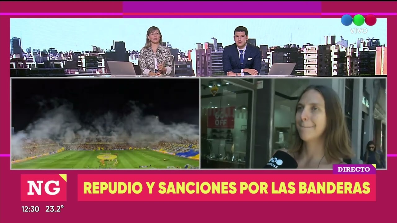 Repudio a banderas y muñecas en Rosario Central |TELEFE ROSARIO
