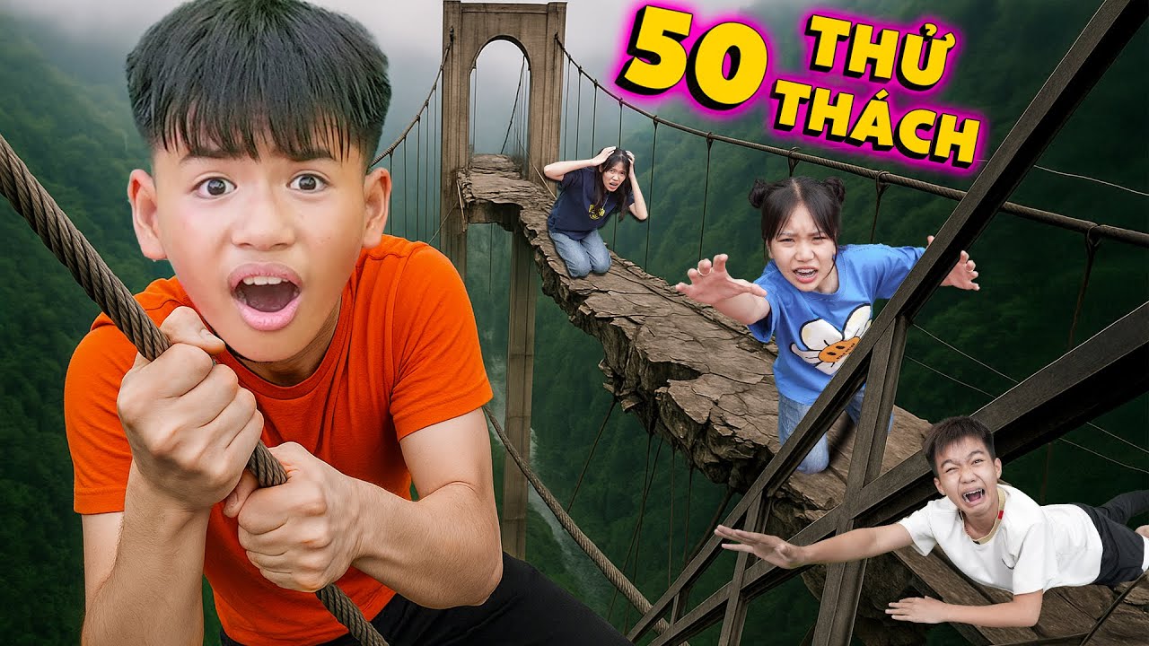 Vượt Qua 50 Thử Thách Siêu Khó - Phần 2 | Min Min TV Minh Khoa