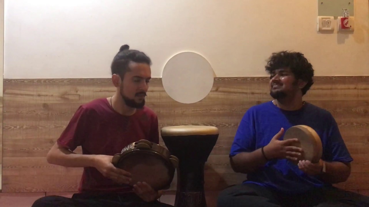Riqq and Khanjira duet - Maen Ghoul | Sunaad Anoor