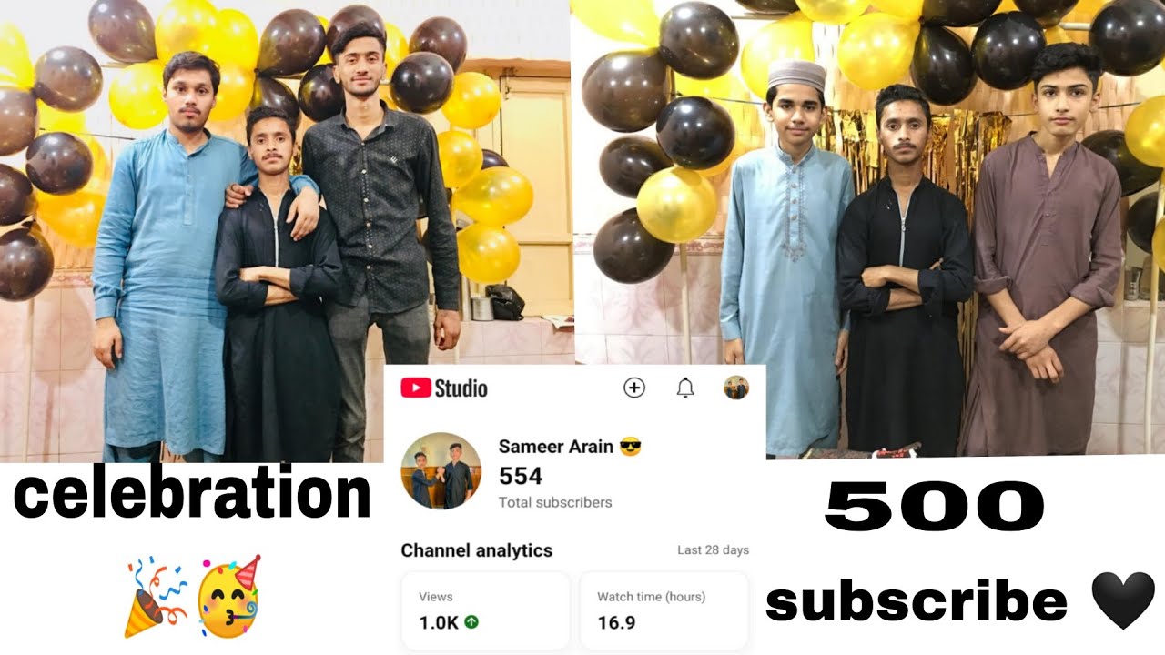 Alhamdulillah aj hamare 500 subscribe ho gaye aur  aaj Ham friends ne celebrate kiya 🥰❤️