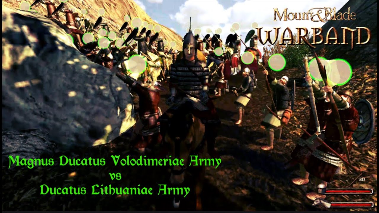 Mount & Blade Warband Rus 13th - Magnus Ducatus Volodimeriae Army vs Ducatus Lithuaniae Army