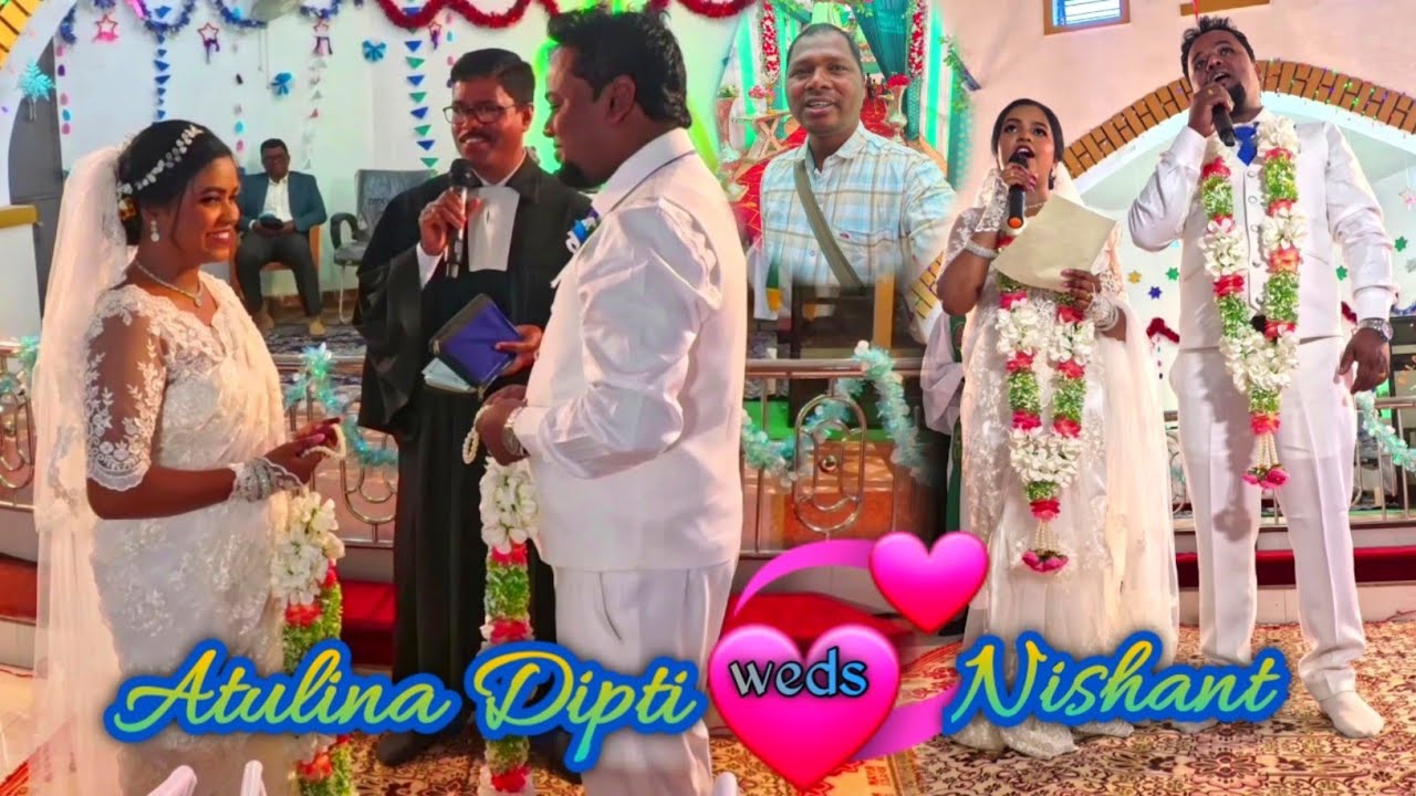 Atulina Dipti weds Nishant//church marriage vlog//gel church jhirpani rourkela parish @soyvlogs