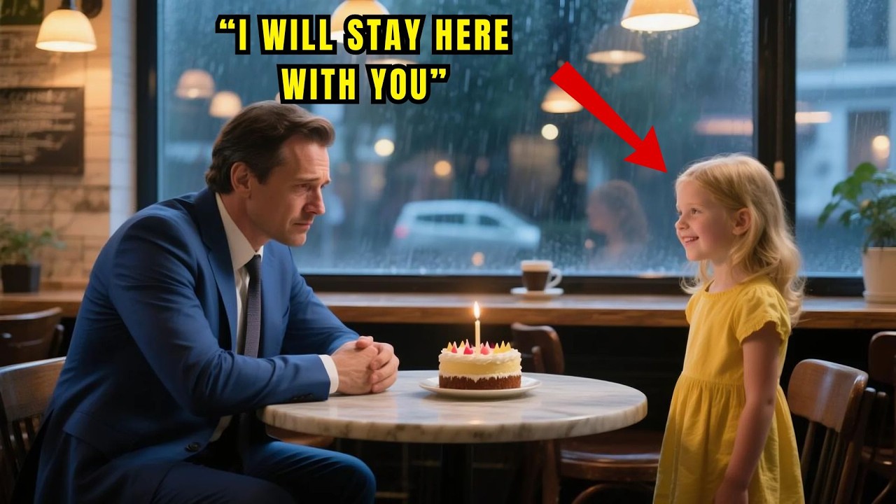 A Millionaire CEO Spent His Birthday Alone in a Café —Until a Little Girl’s Words Left Him in Tears