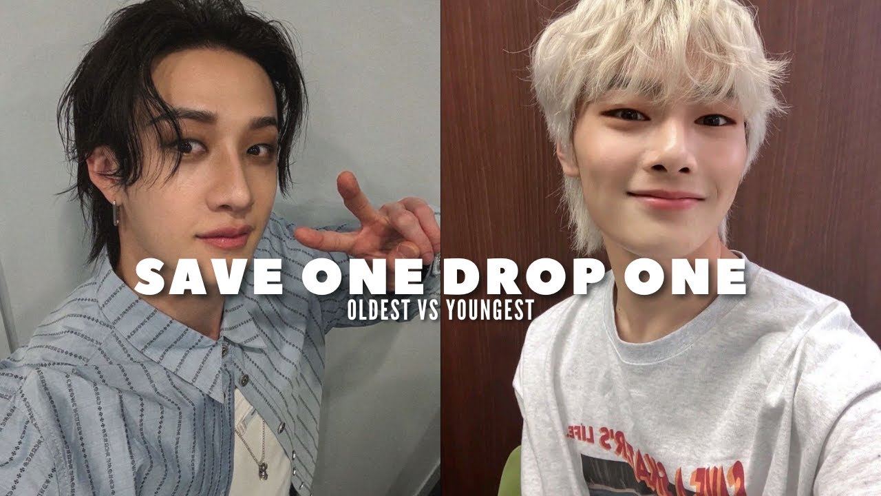 SAVE ONE DROP ONE | OLDEST vs YOUNGEST | KPOP MALE IDOLS | STRAY KIDS, TWS, ATEEZ, EXO, BTS, RIIZE..
