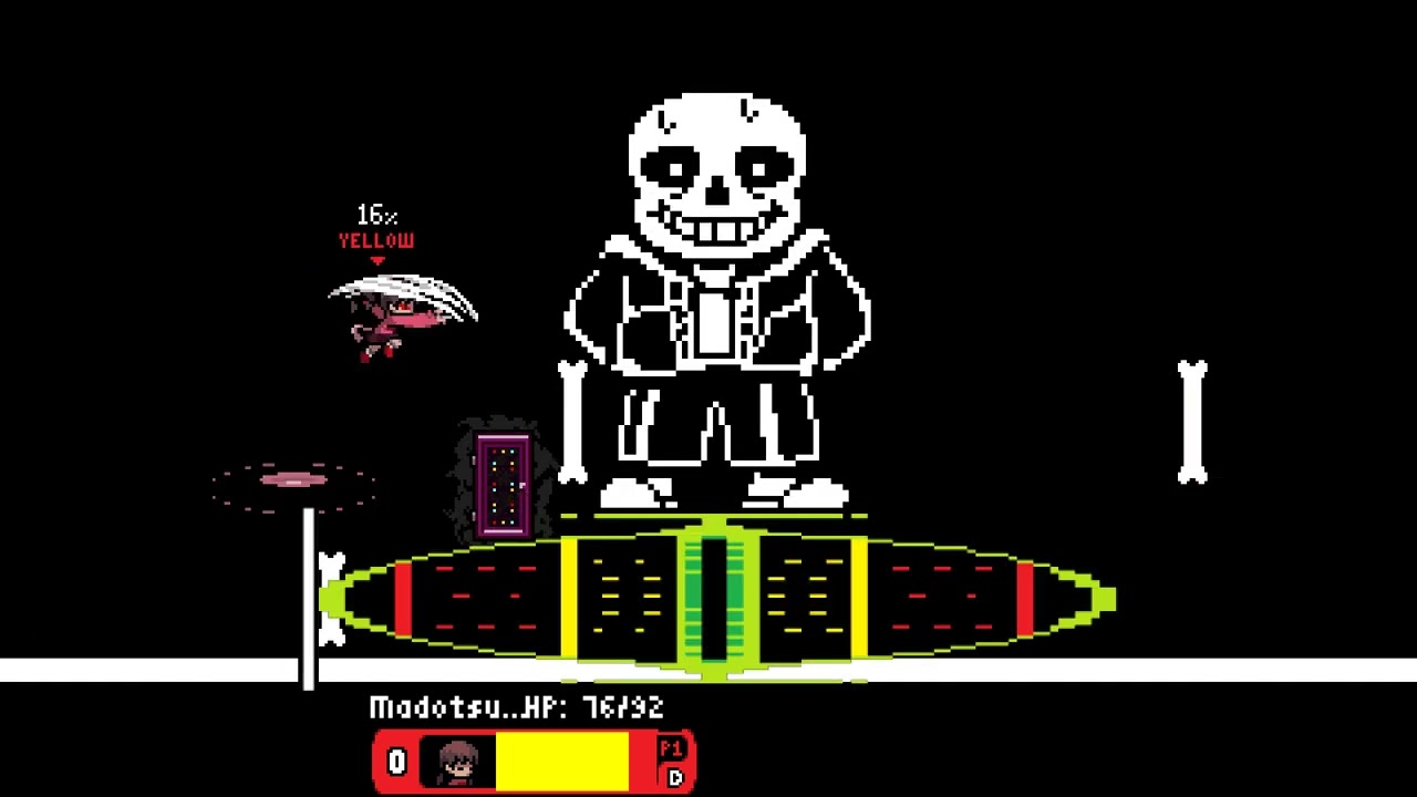 Rivals of Aether: Madotsuki vs Sans Boss Fight