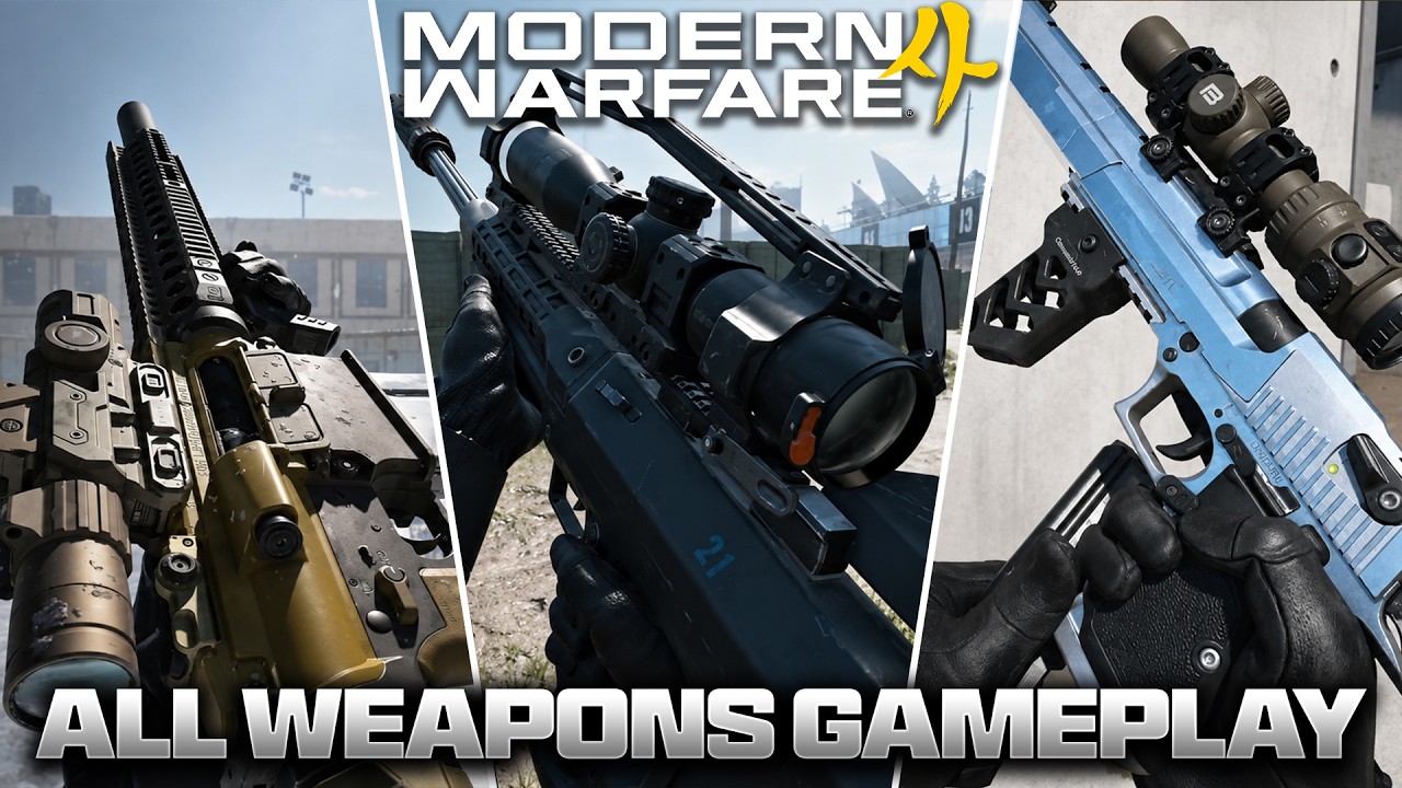 ВСЕ НОВЫЕ АНИМАЦИИ ОСМОТРА ОРУЖИЯ И ДЕМОНСТРАЦИЯ РАННЕГО ГЕЙМПЛЕЯ MW4! (РАННИЙ геймплей Modern Wa...