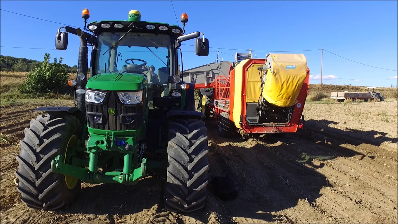Arrachage de patates 2017 | John deere | Samro