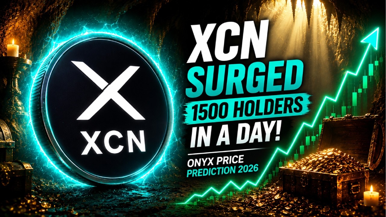 XCN: ПРИРОСТ НА 1500 ДЕРЖАТЕЛЕЙ ЗА ДЕНЬ! ПРОГНОЗ ЦЕНЫ ONYX НА 2026 ГОД