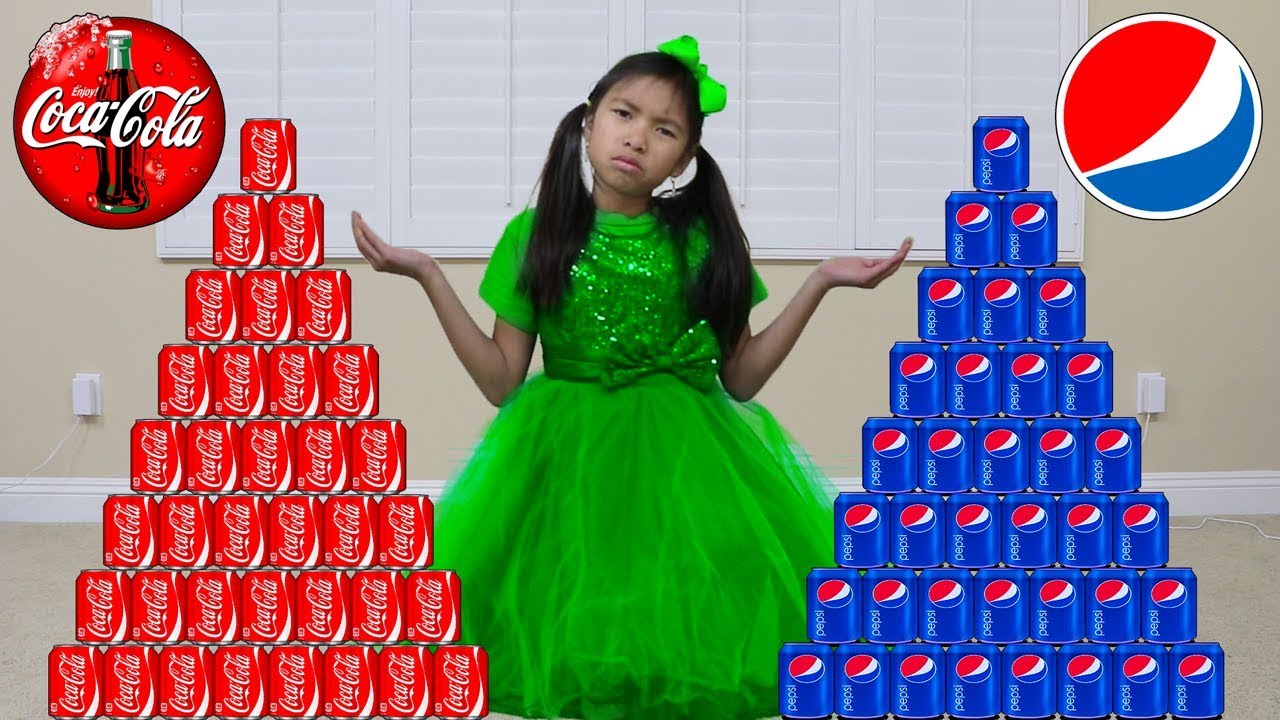 Wendy Coca Cola Vs Pepsi | Aprende los Colores Haciendo la Compra de Refrescos