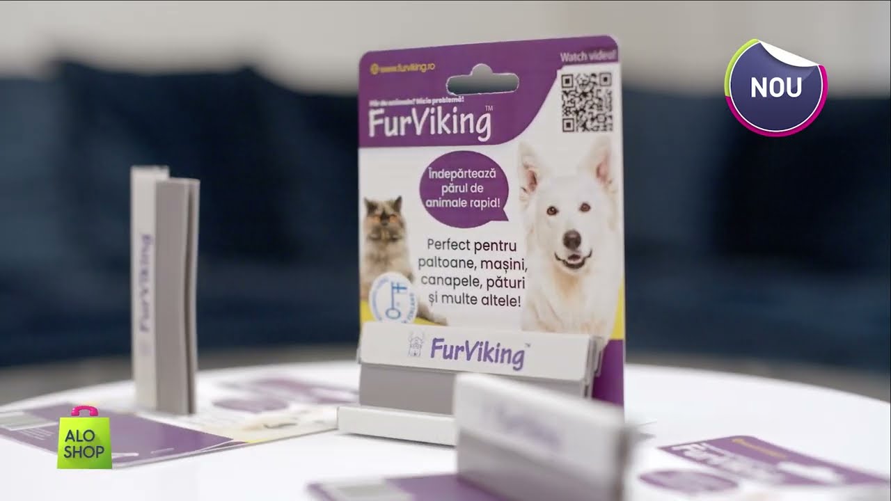Accesoriu pentru &icirc;ndepărtarea părului de animale, FurViking
