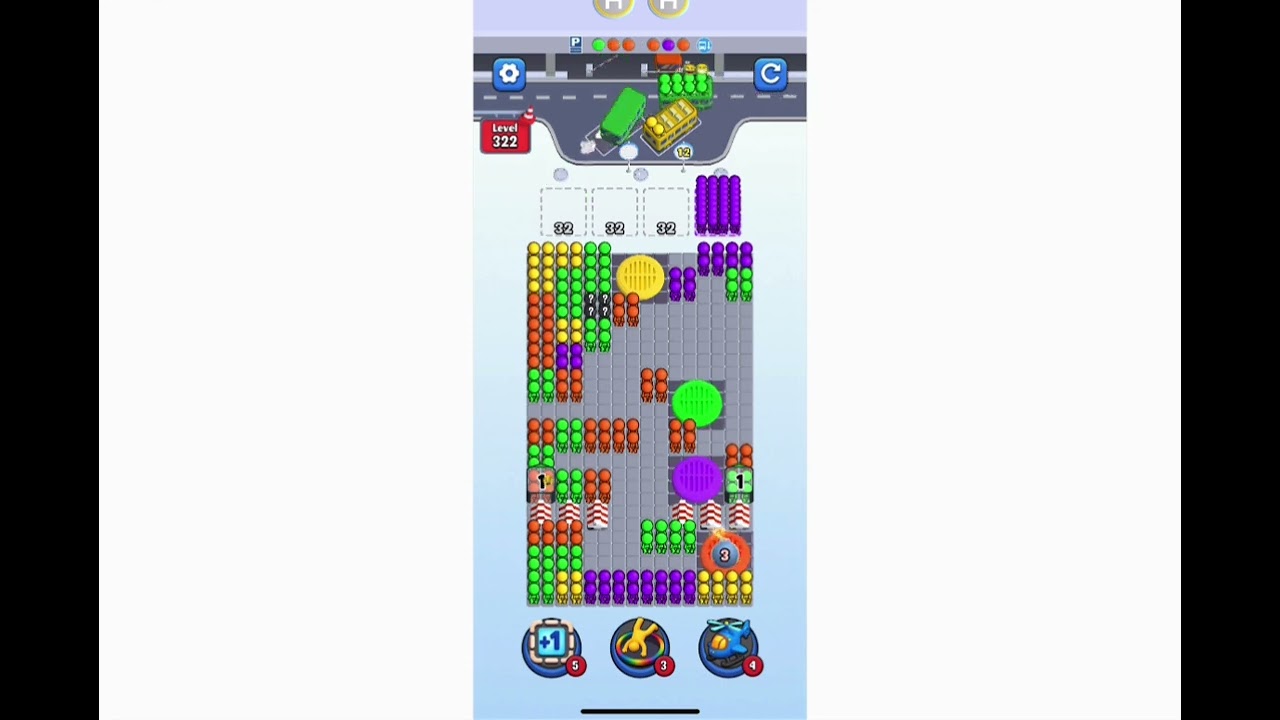 Hole Trap Jam the Bus Level 322
