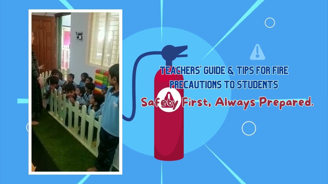 👩&zwj;🚒Role play of fire at school🔥🚒 #firesafety  #roleplay  #ramamurthynagar  #playschool
