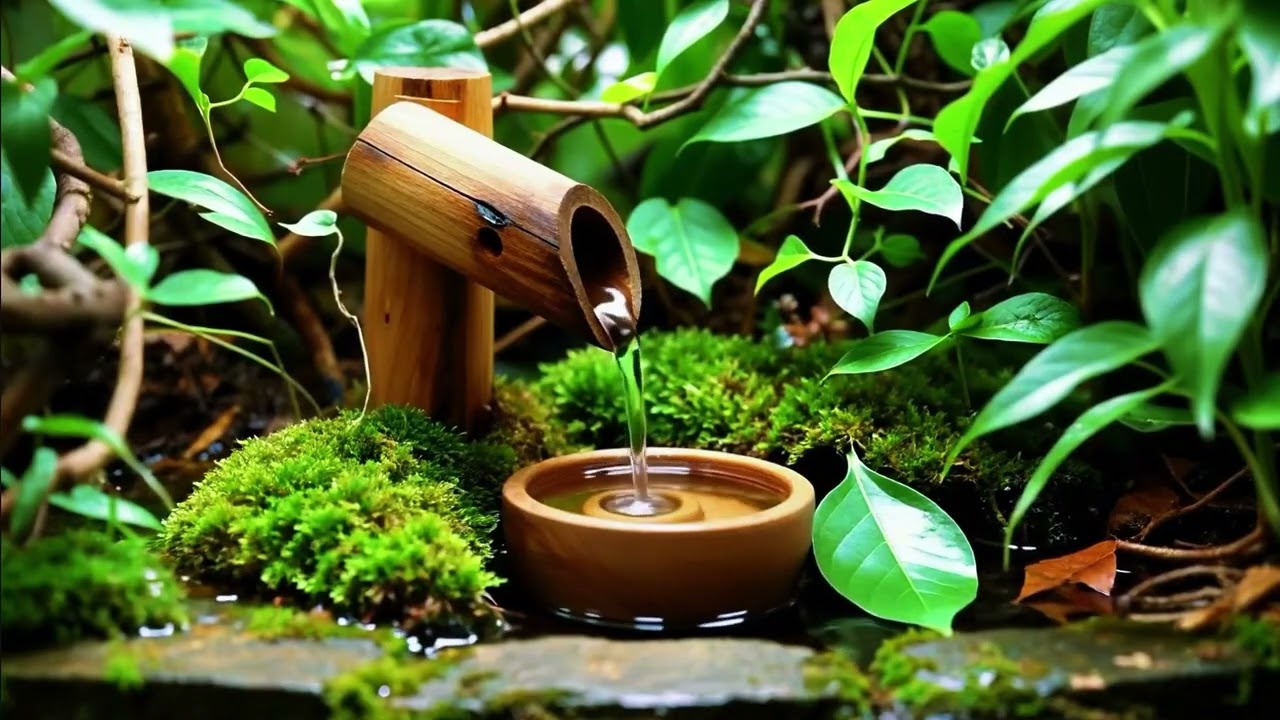 ✨ Natural Bamboo Water Ambience 💧 | Stress Relief & Deep Calm