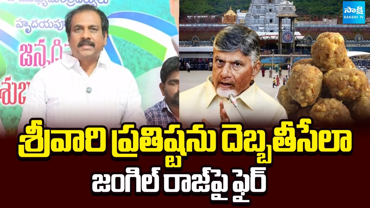 Kurasala Kannababu, Vellampalli Srinivas Fires On Chandrababu Pawan Kalyan |TTD Laddu Prasadam Issue
