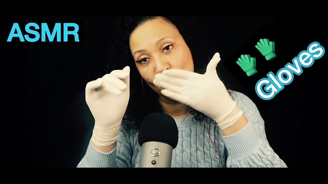 ASMR Double Glove Stretching's, and Rubbing/No Talking😉