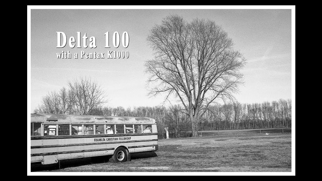 Ilford Delta 100 l Pentax K1000 l The best black and white film? Let's try it out!