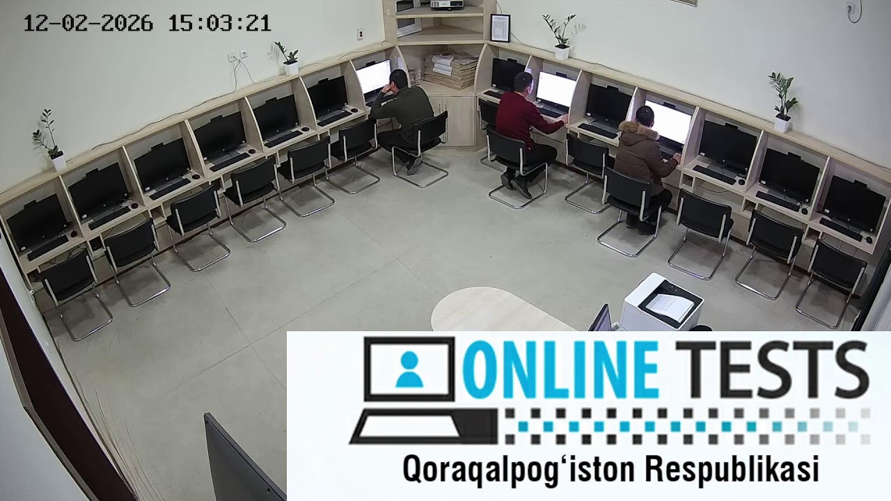 Qoraqalpog‘iston Respublikasi test sinovi  12.02.2026 yil.