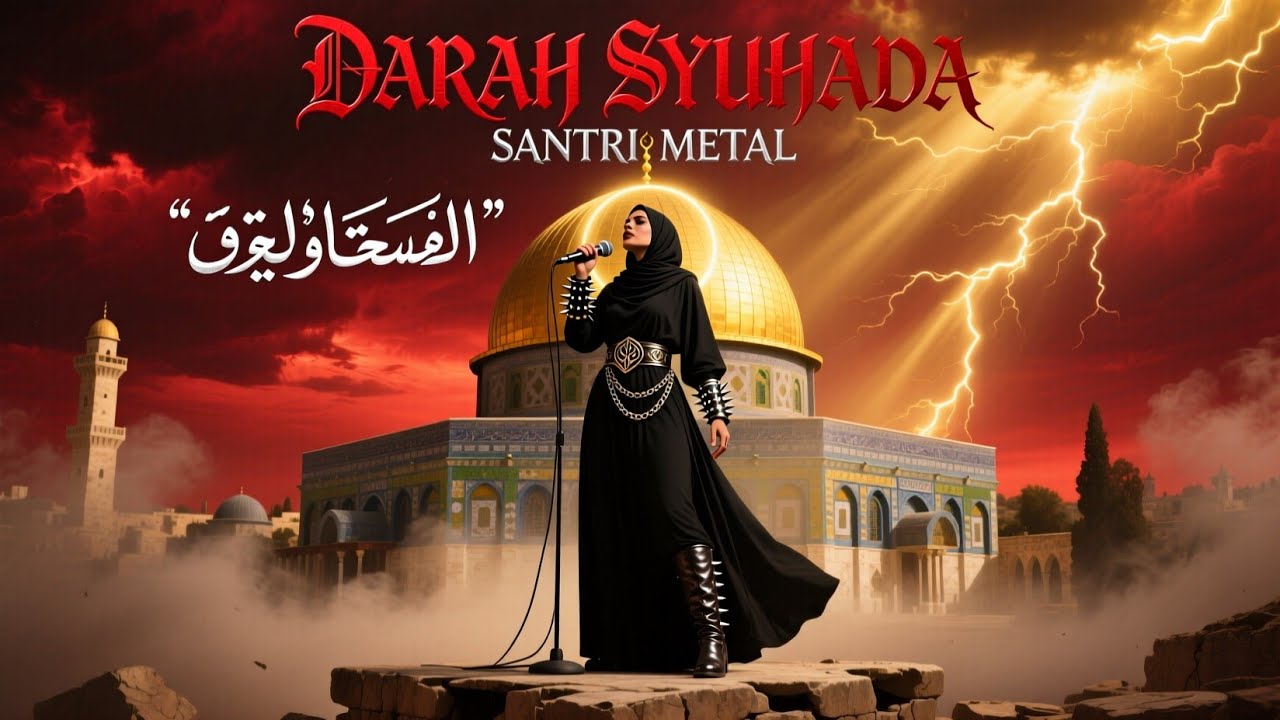 DARAH SYUHADA (DI TANAH PARA NABI) | METAL SYMPHONIC RELIGIUS by SANTRI METAL [AI MUSIC] #viral 