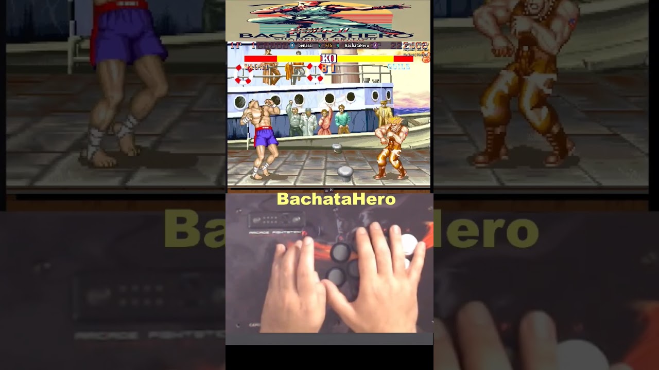 Sagat vs Guile Final Round #streetfighter #arcade #capcom #retrogaming #fightcade2