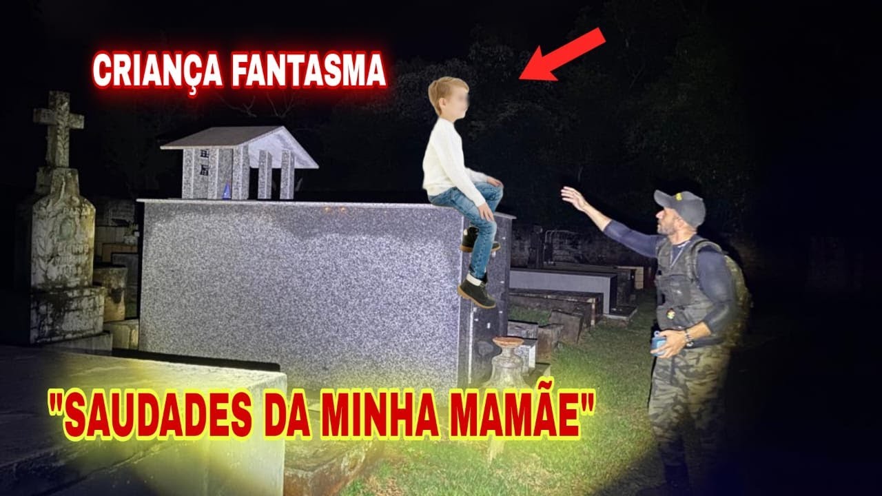 GAROTINHO DE 9 ANOS ESTAVA EM CIMA DO TÚMULO - SPIRITBOX