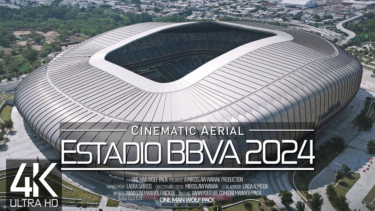 【4K】🇲🇽⚽ Estadio BBVA from Above 🔥 FIFA World Cup 2026 🔥 CF Monterrey 🔥Mexico Wolf Aerial&trade; Drone Film