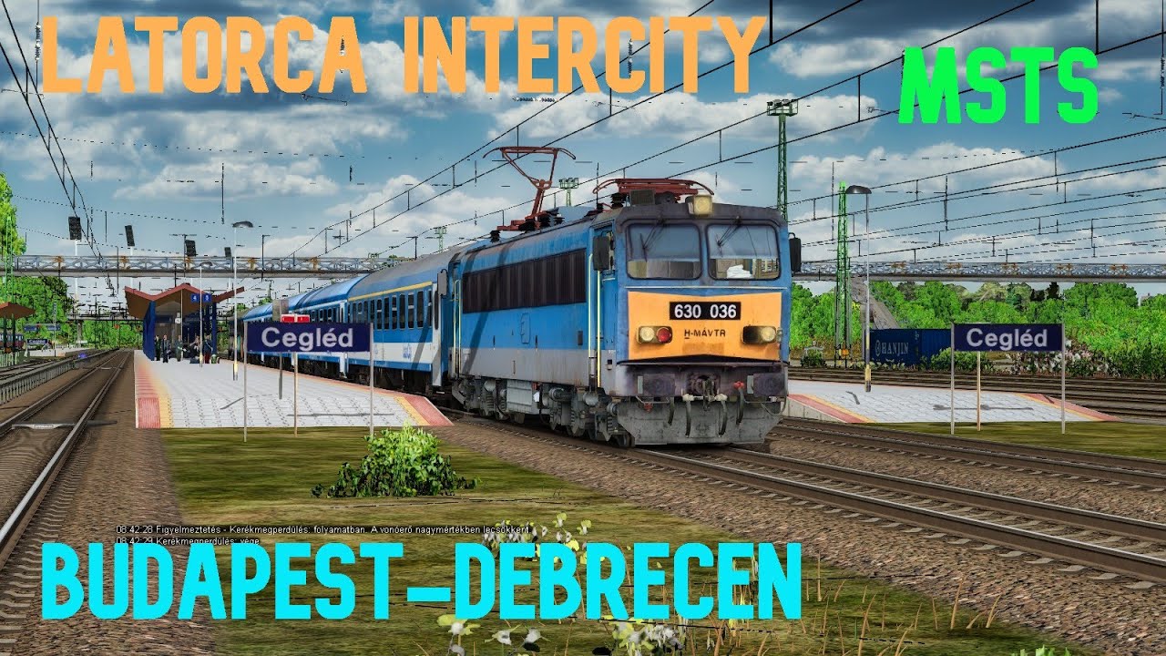 MSTS  34.Latorca InterCity Budapest - Debrecen (Gigant 630 036) [ Súlyos forgalmi helyzet és késés ]