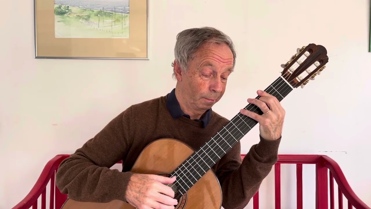 Most beautiful classical guitar pieces : Mazurka-chôro by Heitor Villa-Lobos. Göran Söllscher guitar