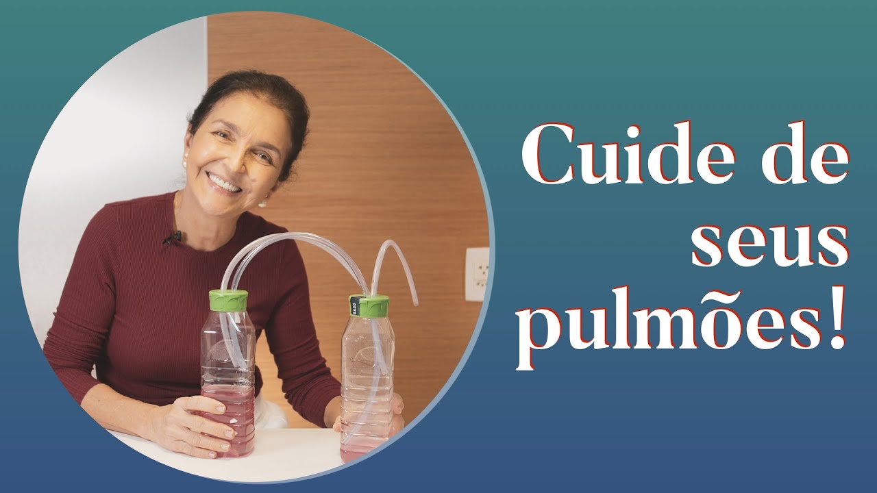 Exercícios Respiratórios Com Um Espirômetro Reciclável!