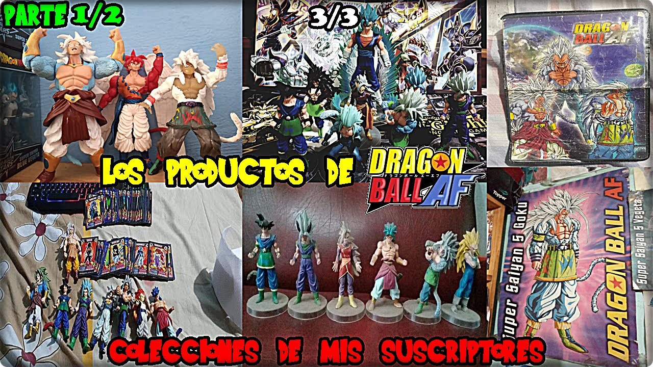 Los Productos de Dragon Ball AF l Las colecciones de mis suscriptores l 3/3 l Parte 1