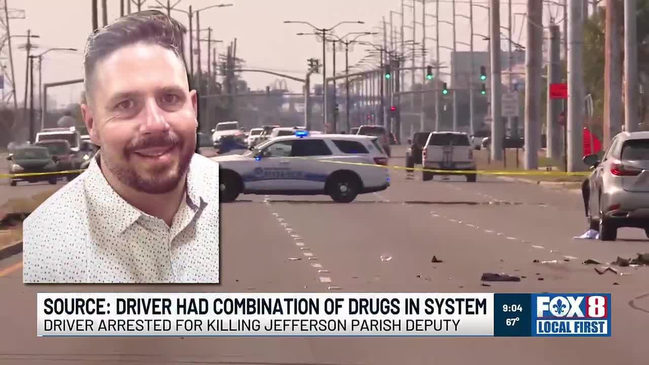 Source: Driver who allegedly struck, killed JPSO deputy had drugs in system