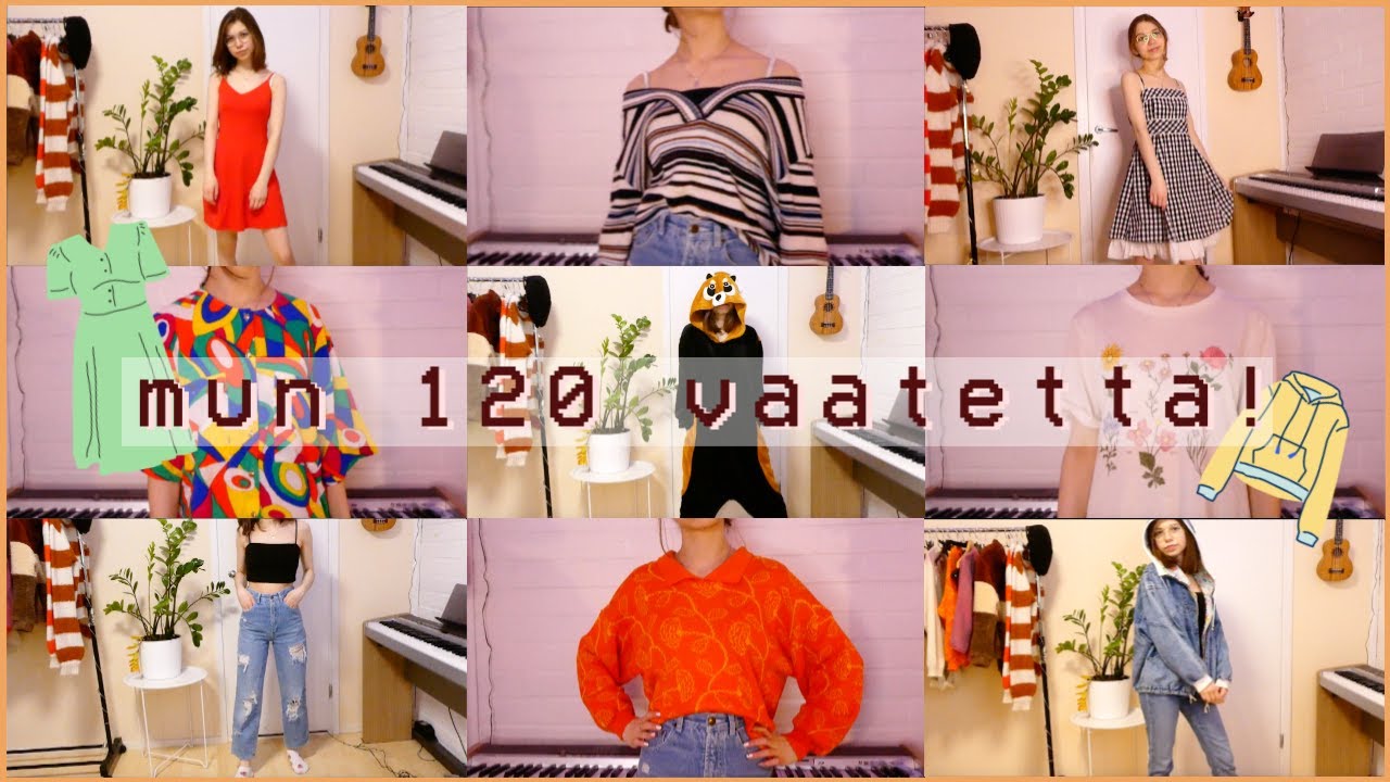 sovitan mun kaikki vaatteet! (120 vaatetta)