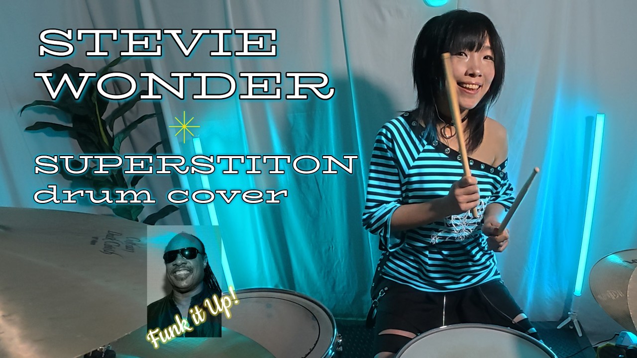 Stevie Wonder - Superstition -  (Drum Cover) | Azu Drums