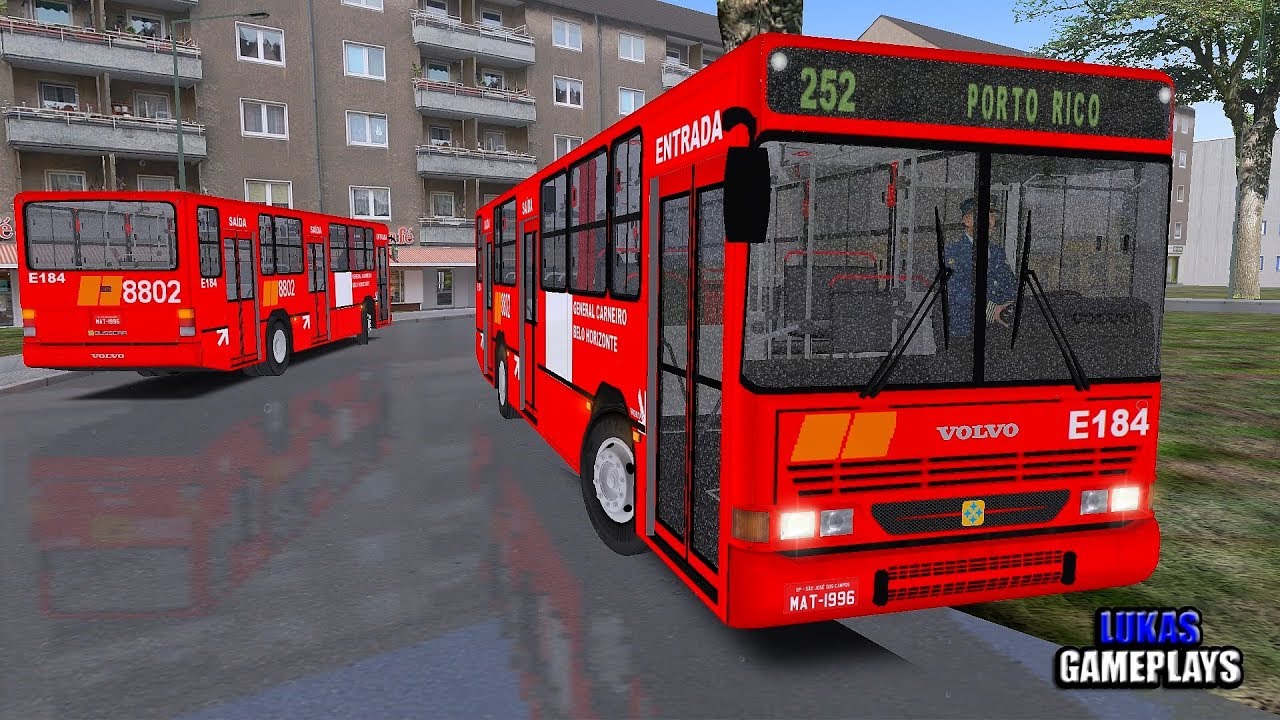 🔴[OMSI 2] Busscar Urbanus 1994 Volvo B58 Toco +G27 - Mapa Cidade do Porto L252