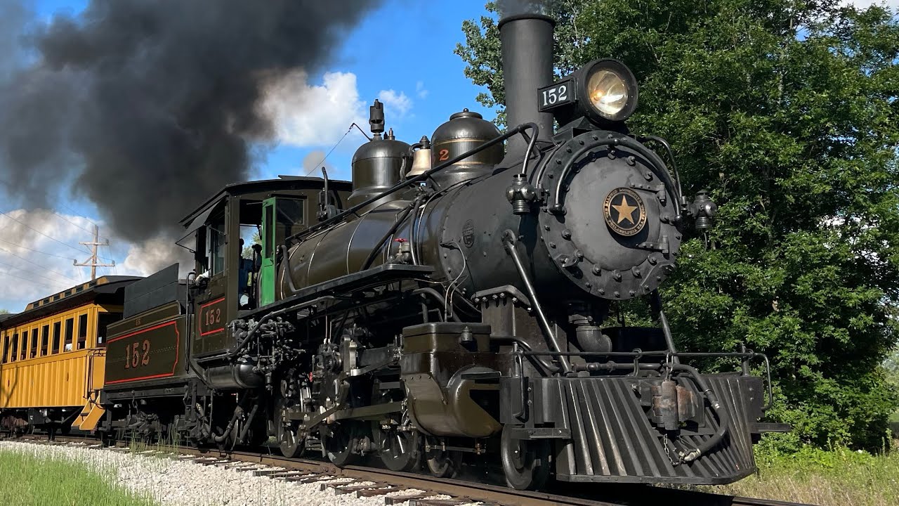 [4K] Huckleberry Railroad Steam Train