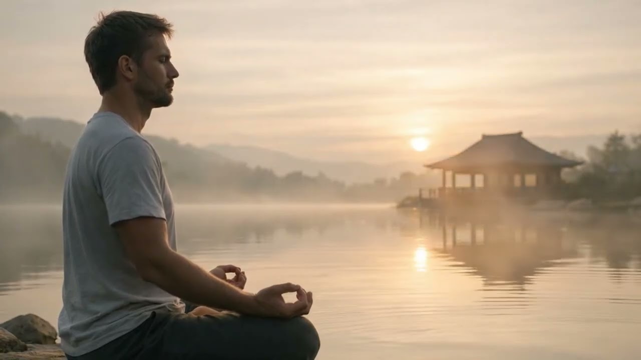 Amanecer en el lago: Música para relajación profunda, descanso reparador y paz interior.