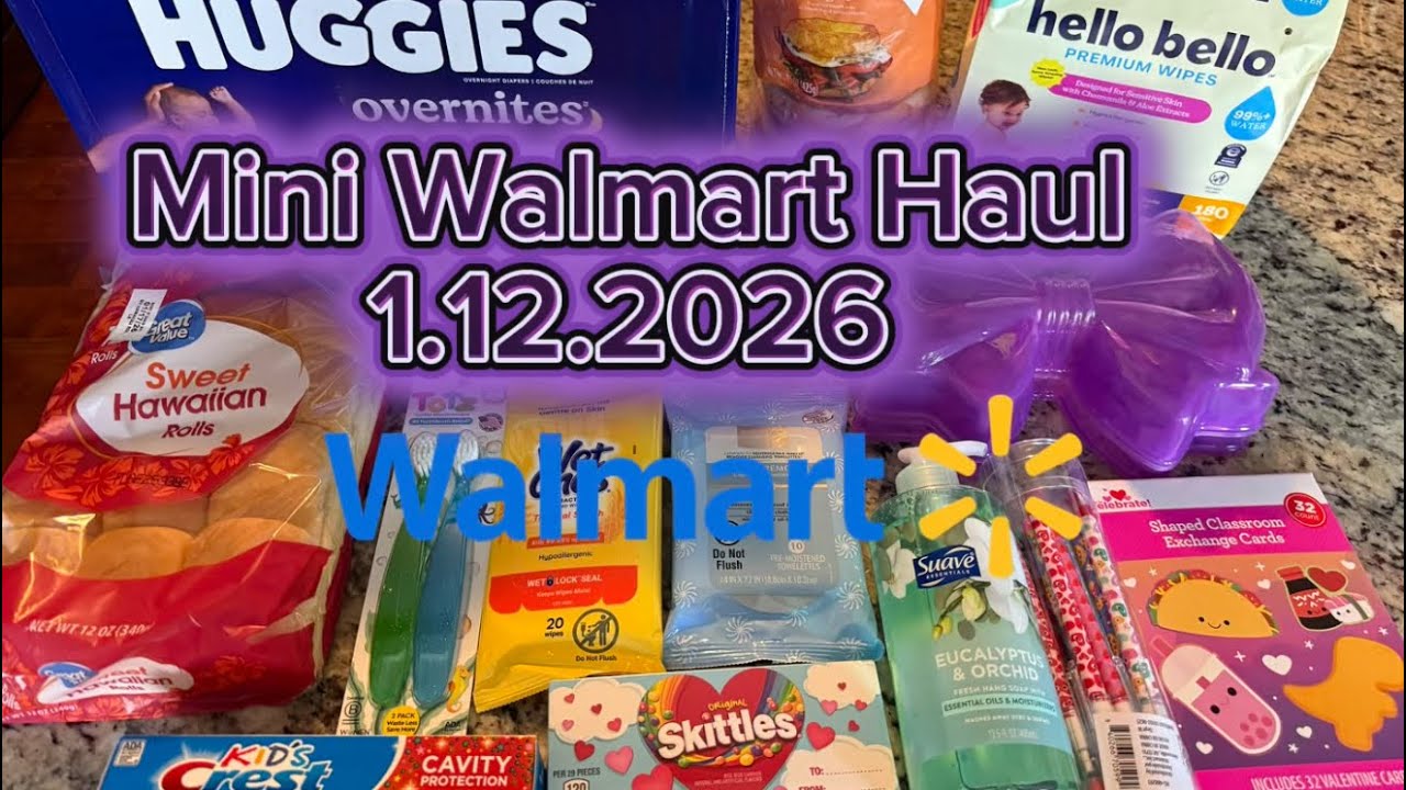 Mini Walmart Haul 1.12.2026 