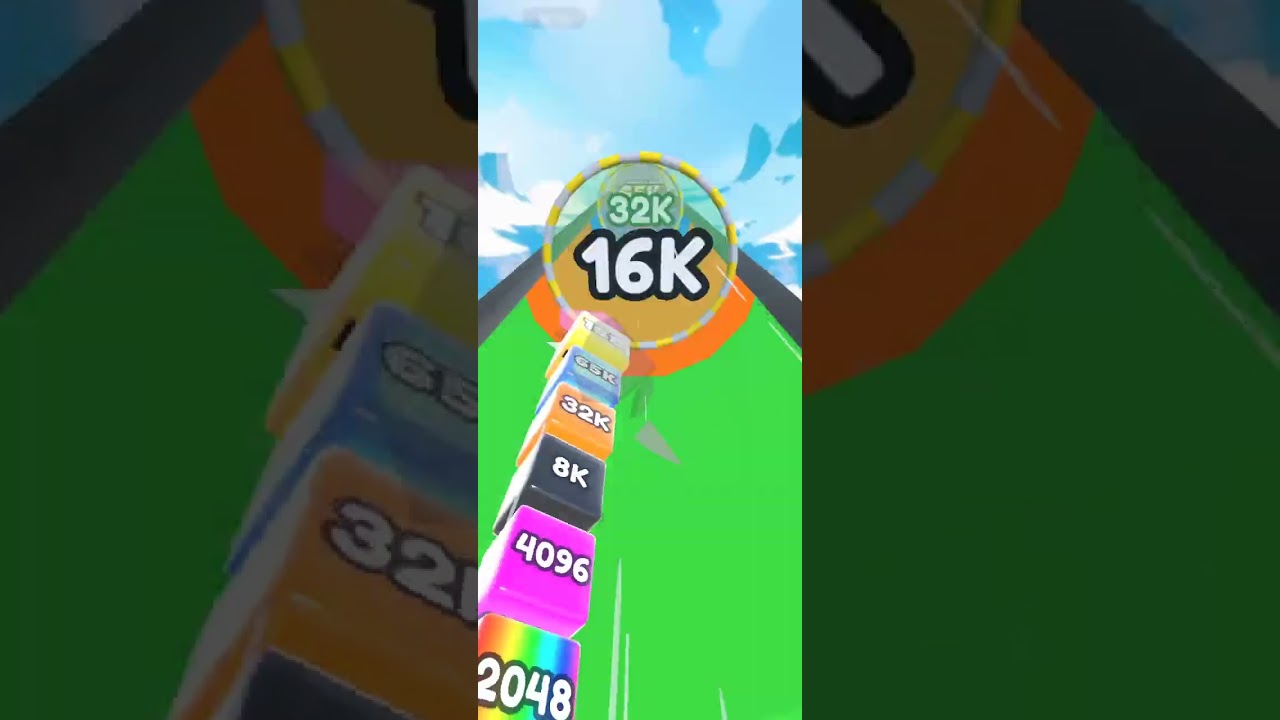 JELLY TUBE RUN 2048 IMPOSSIBLE WORLD RECORD 256TRILLION!!!!😱😱😱😱😱