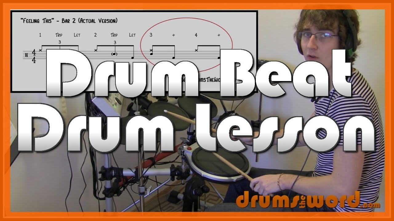★ Feeling This (Blink 182) ★ Drum Lesson | How To Play Drum Beat (Travis Barker)