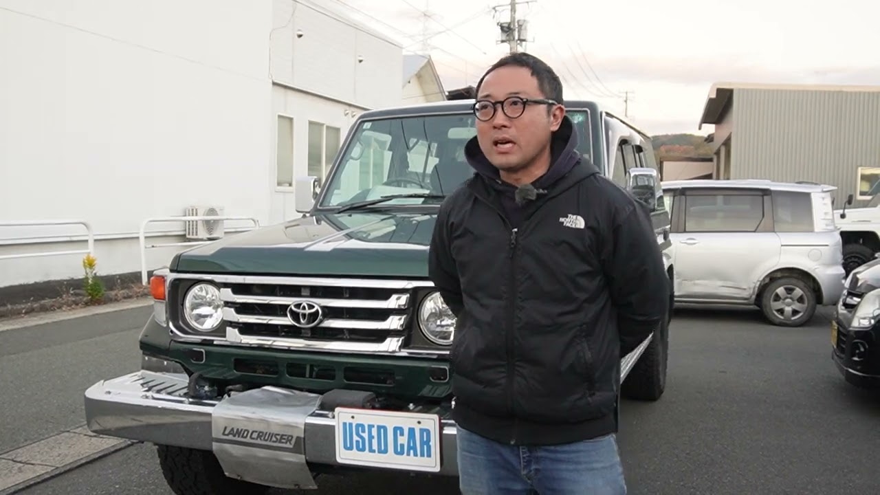 【速報】相変わらず相場高騰維持のランクル70（HZJ76）が入荷しました。